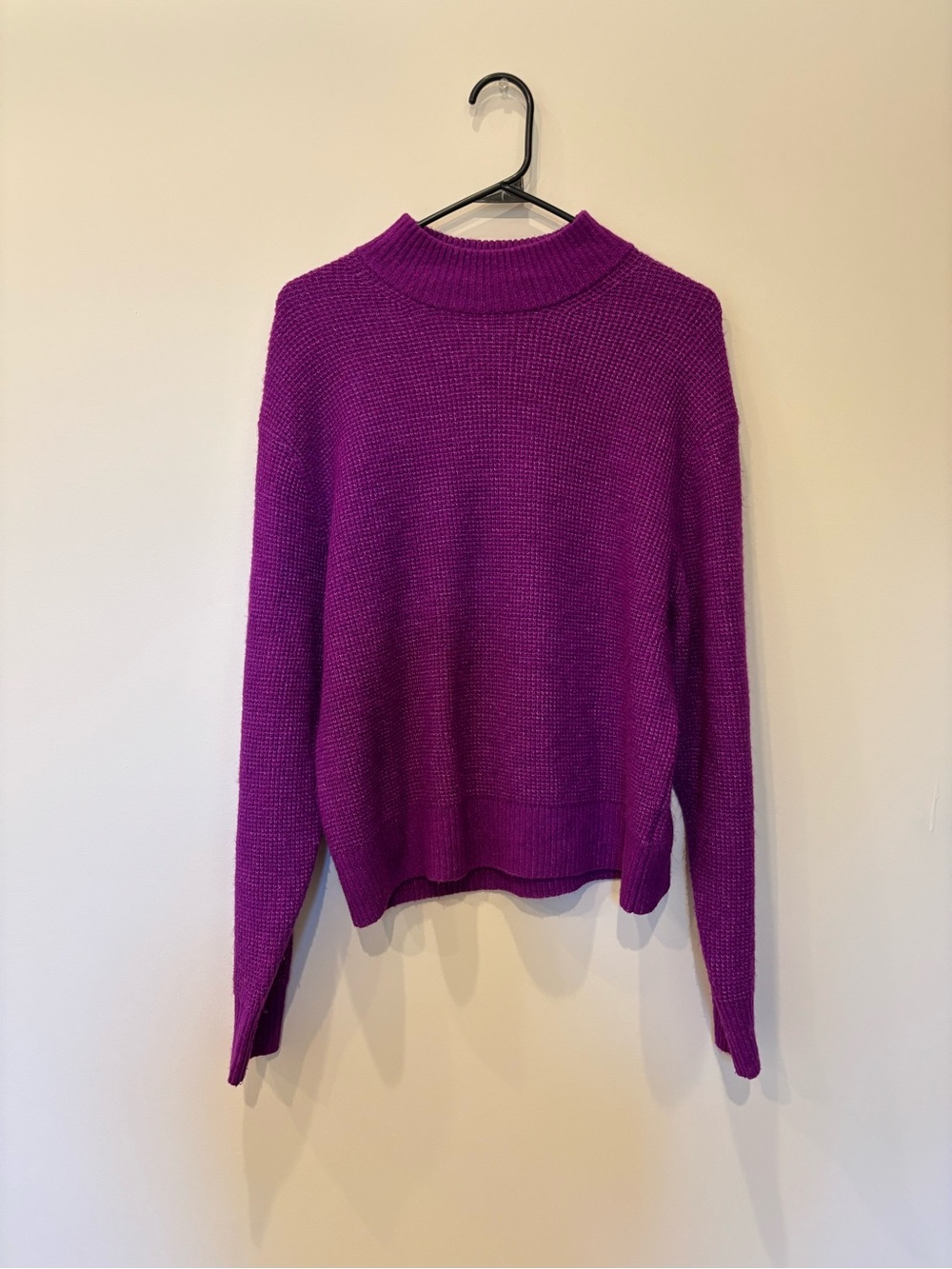 Gap Purple Women's Mock Neck Knit Sweater